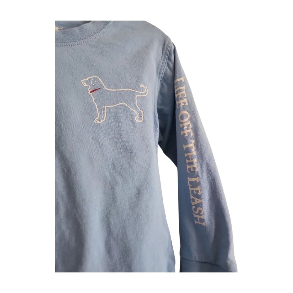 The Black Dog Jersey 3T Blue Long Sleeve T Shirt Top